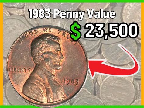 1983 d penny|1983 penny value chart.